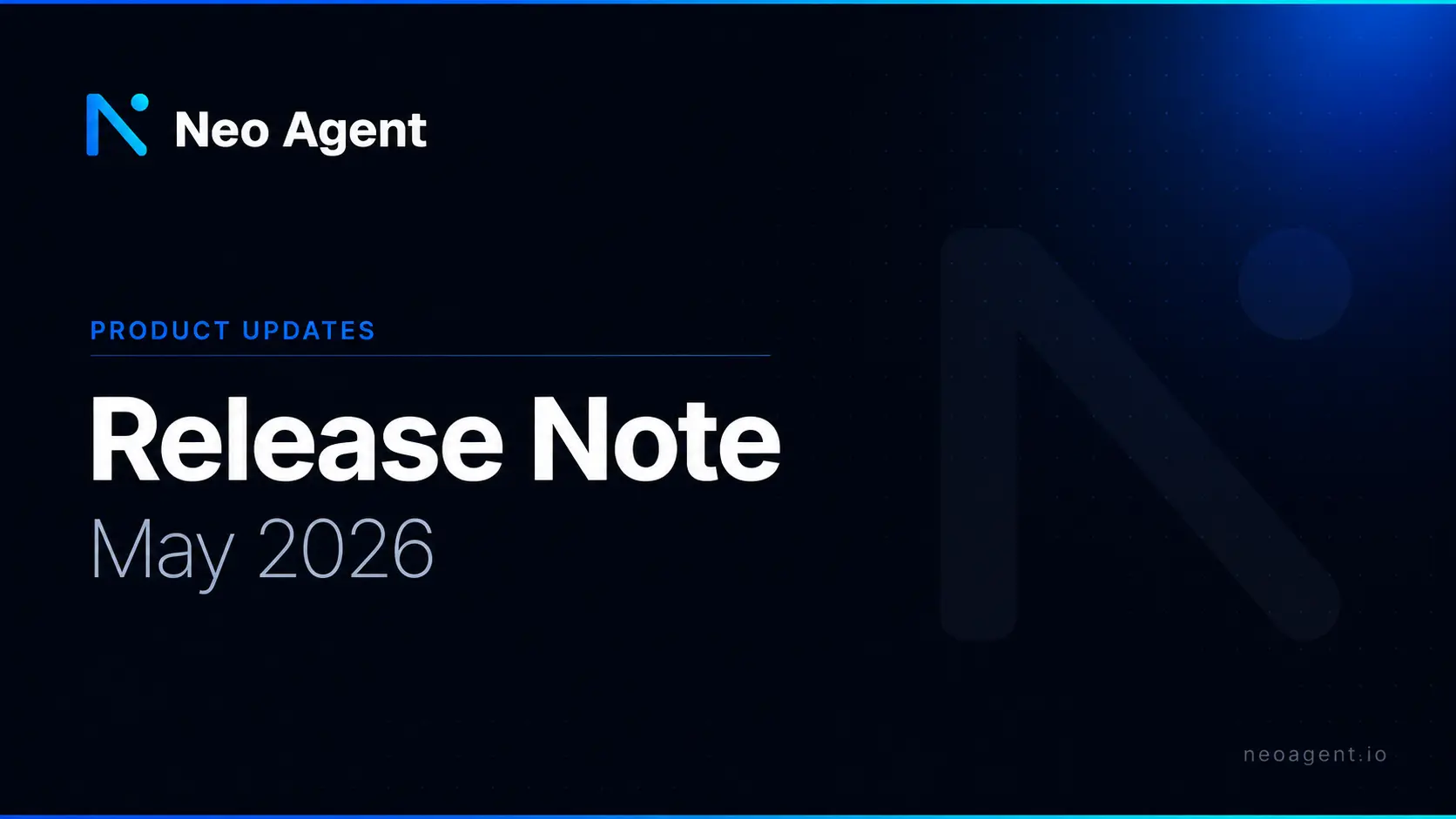 Release Note | May 2026